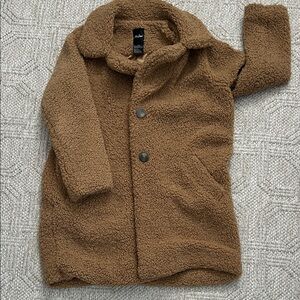 Me Jane Camel Faux Fur Jacket